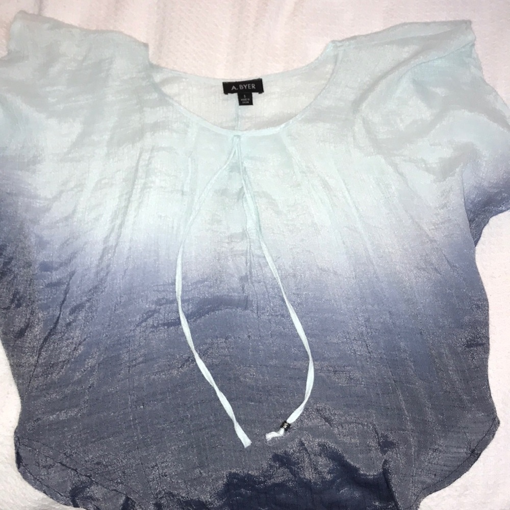 Amy Byer ombré tunic top